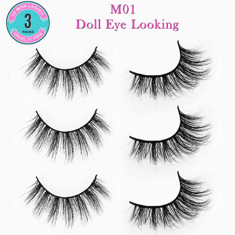 M01 Doll Look-3 PACKS