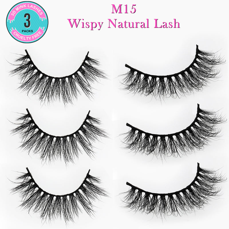 M15 Wispy Natural-3 PACKS