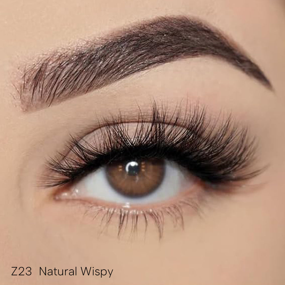 Z23-10PACKS-NATURAL & WISPY LASHES