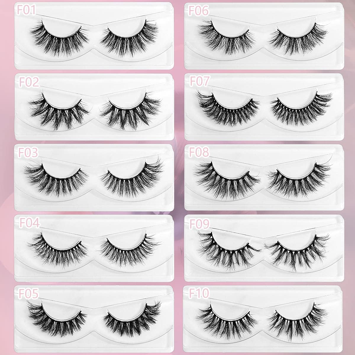 5D FLUFFY LASH-10 STYLES