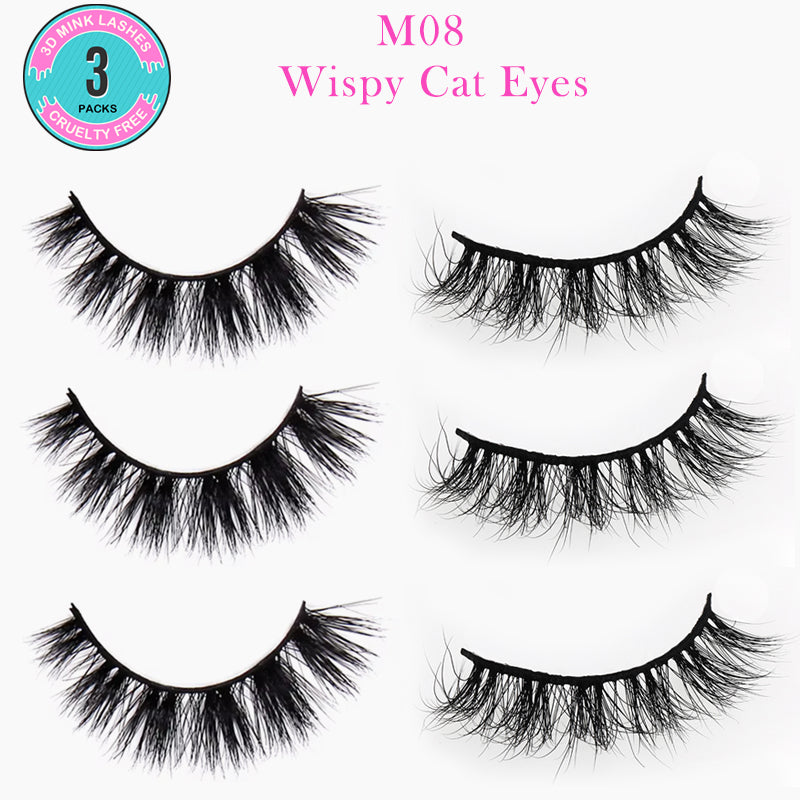 M08  Wispy Cat Eyes-3D PACKS