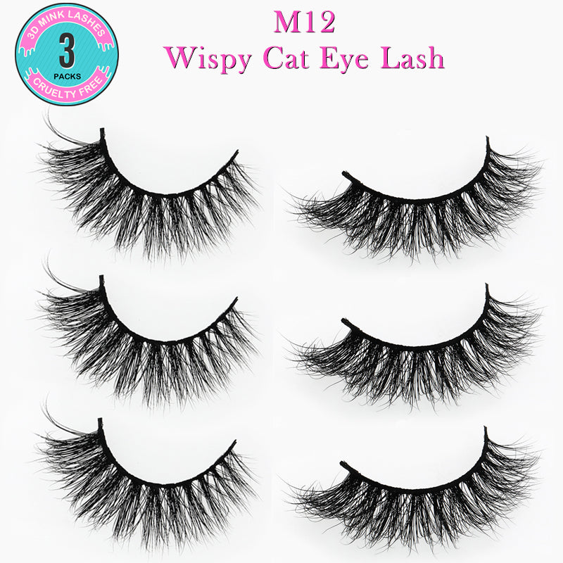 M12 Wispy Cat Eye-3 PACKS